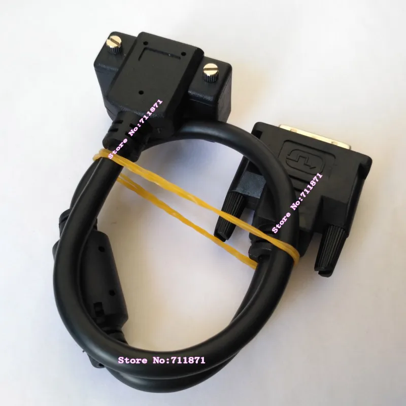 40cm corto DVI-D linea di cavi anello magnetico in rame puro anti-interferenza curva ad angolo retto 18 + 1 DVI-D cavo di linea DVI cavo