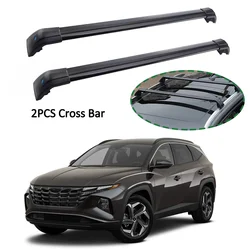 2PC Cross Bars Fits for Hyundai Tucson NX4 2022-2025 Crossbar Luggage Carrier Roof Rack Rail Carrier Lockable Cargo Bars
