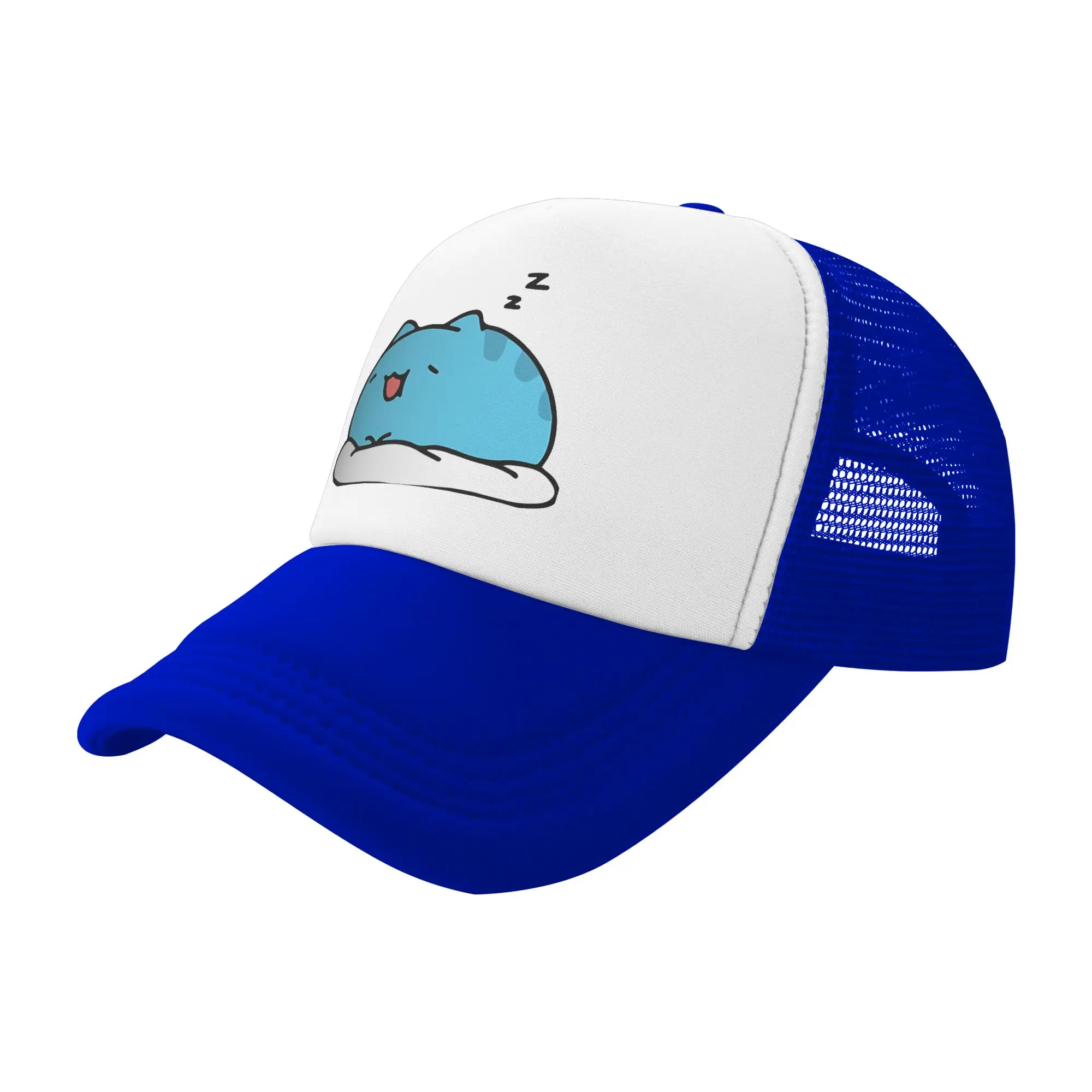 Adult Bugcat Capoo Sleeping Trucker Caps Mesh Baseball Caps Polyester  Hat Sun Hats Adjustable Sun Hats Spring