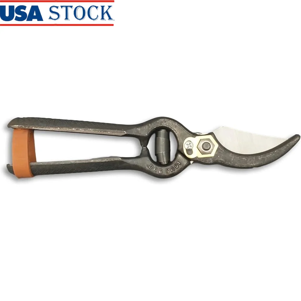 

Classic Forged Pruning Shear Double Forged Hardened Carbon Steel Safe Loop Lightweight Gardening Tool Durable Sharp Blades Ideal