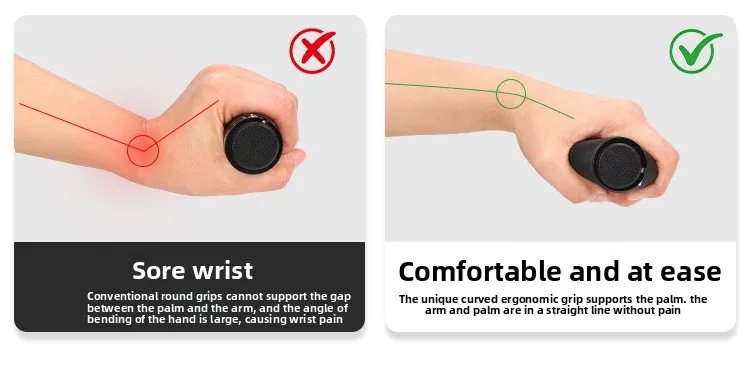 Ein Paar Fahrradlenkerüberzüge, faltbare Gummi-Co-Griffe, lange und kurze ergonomische beidseitig verriegelbare Griffe – Detail 6