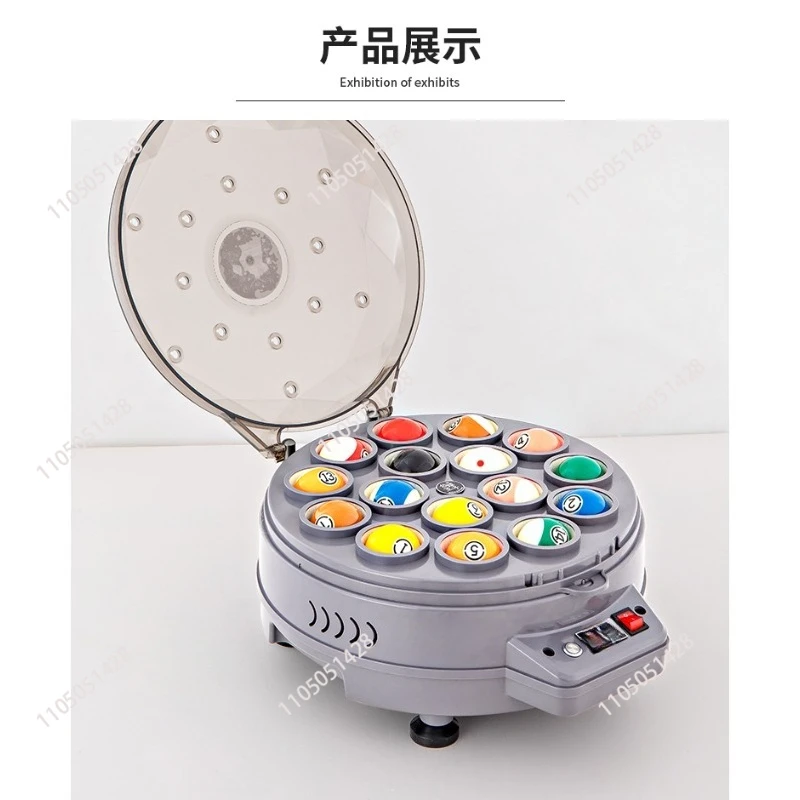 Fully automatic Billiards Washer Cleaning and polishing washing ball machine for black eight 16 balls