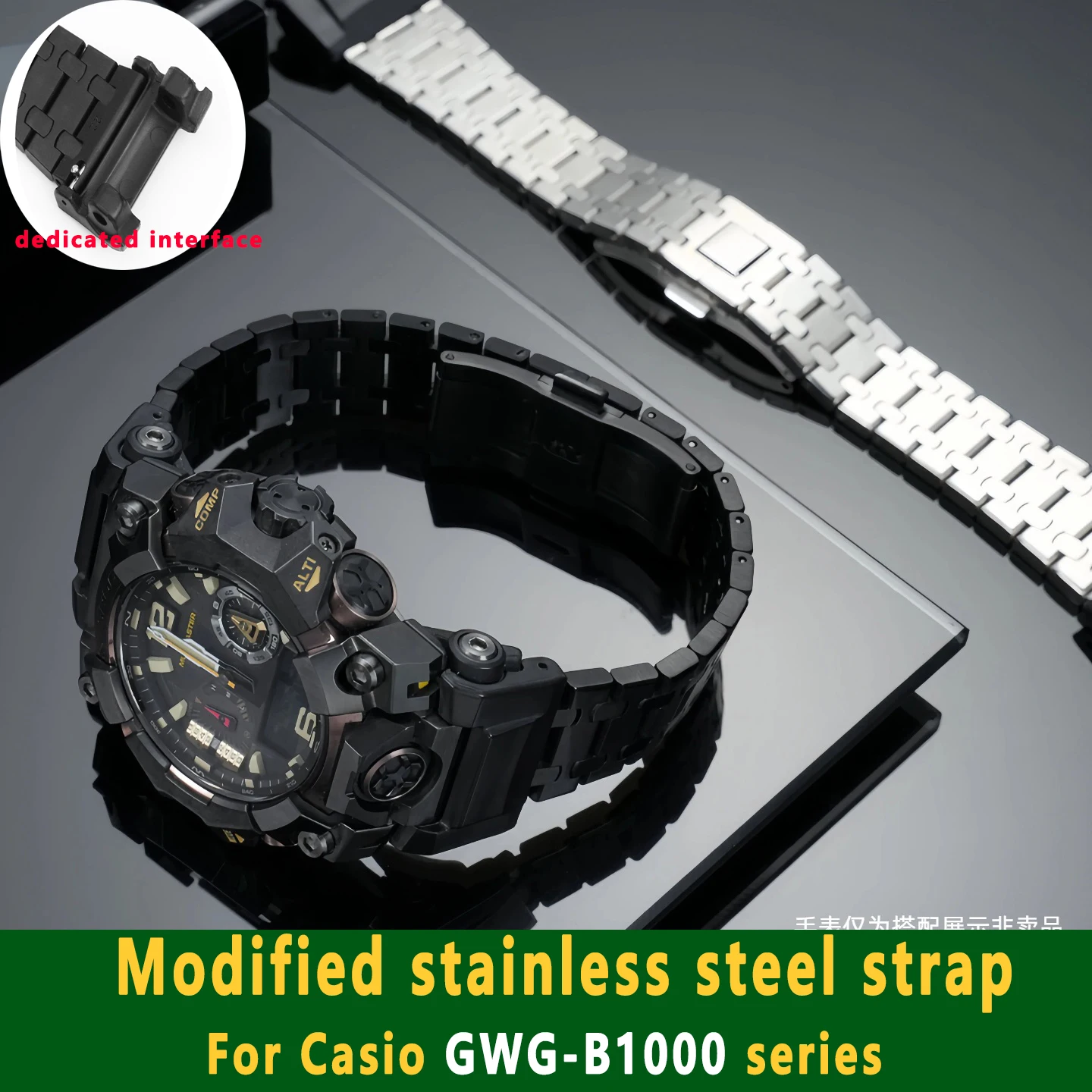 cinturino-in-acciaio-inossidabile-di-terza-generazione-per-casio-g-shock-mudmaster-gwg-b1000--bracciale-in-metallo-nero-resistente--sostituzione-da-uomo