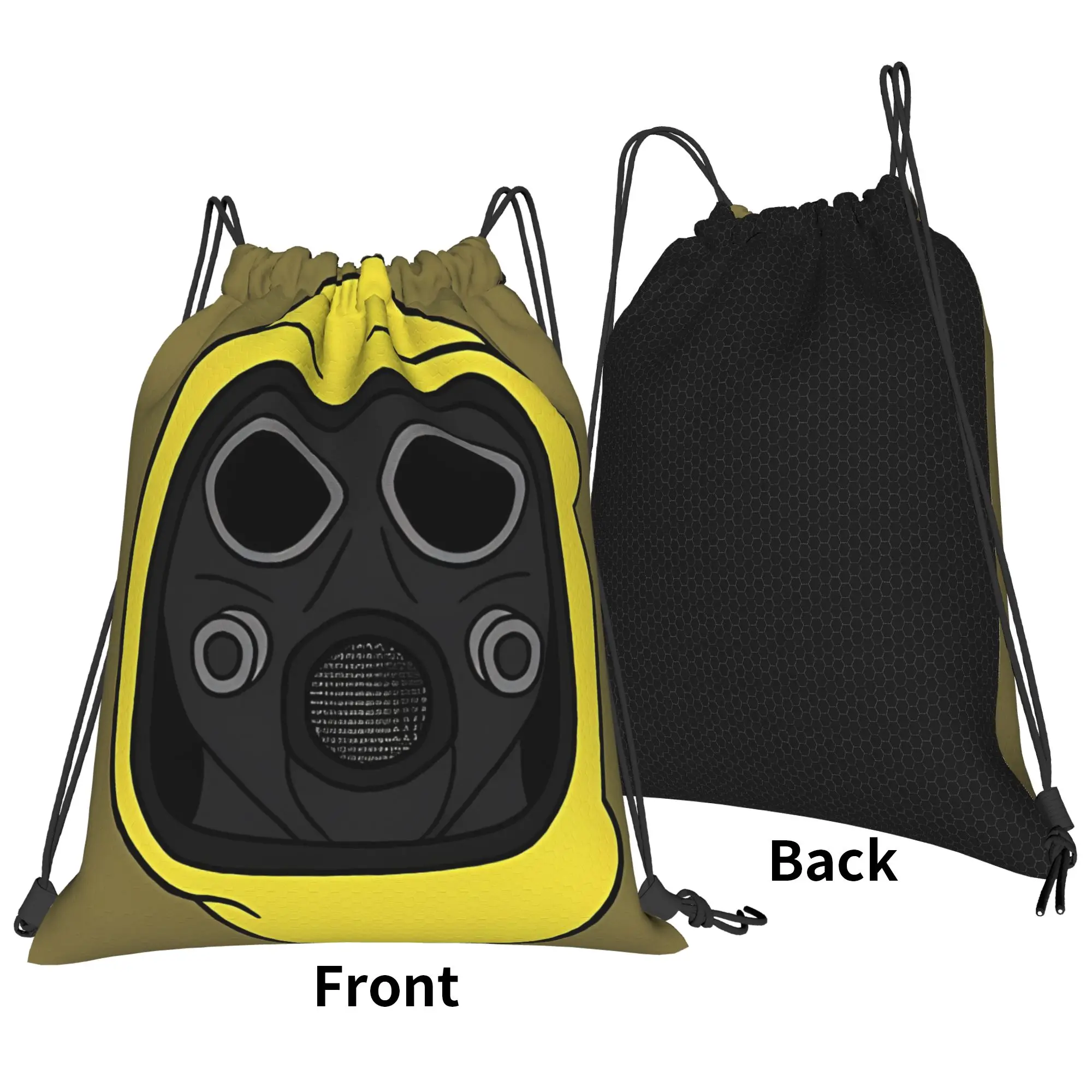 Hazmat Employee Backrooms entity Portable Drawstring Bags Travel Riding Gym creepy aesthetic Storage Backpacks