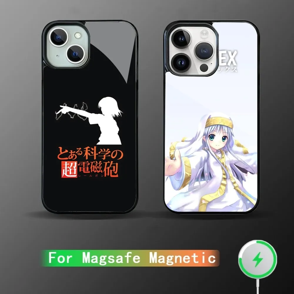 

A C-Certain Scientific Railgun Phone Case For IPhone 16 15 14 13 Pro Max 11 12 Mini Alex Mirror For Magsafe Wireless Charging