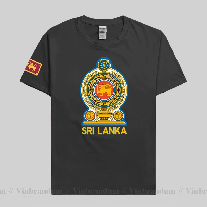 Sri Lanka Lankan Men T shirt Jerseys Nation Team Tshirt 100% Cotton T-shirt Sporting Clothes Classic Tops Tee Country LKA Ceylon