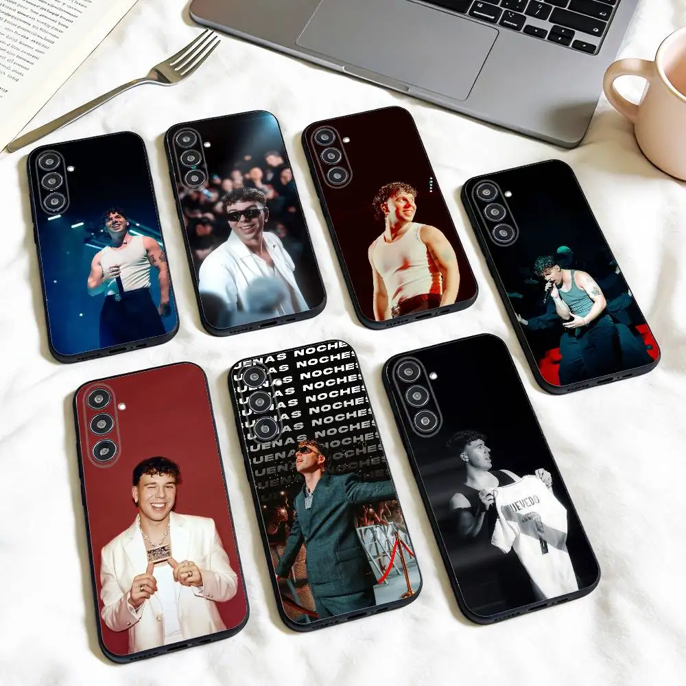 Q-Quevedo BUENAS NOCHES phone Case For Samsung Galaxy A73,A72,A71,A70,A53,A52,A51,Others Soft Black Shell