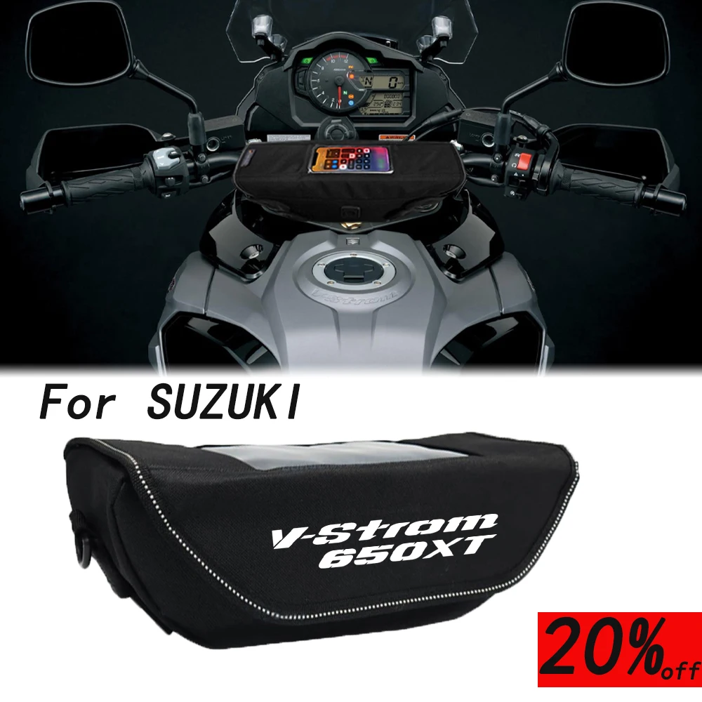 For V-strom V-strom650  650XT 1000 Motorcycle accessory handle waterproof bag storage travel kitmobi Mobile