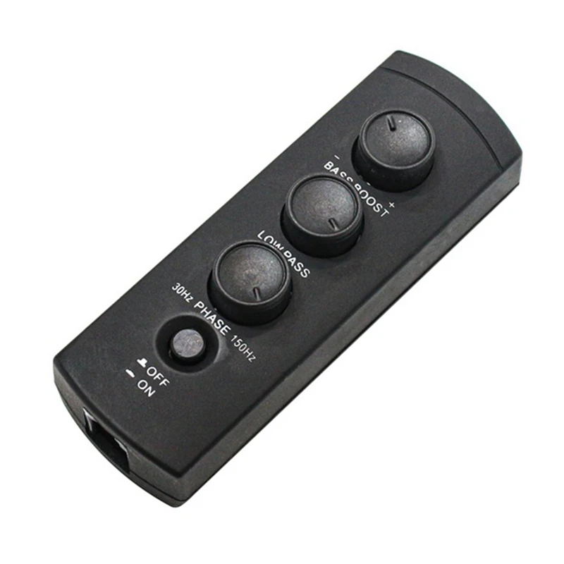 Car Spare Tire Bass Amplifier Volume Controller Spare Tire Bass Remote Volume Regulator 6-Core Crystal Interface-A22K