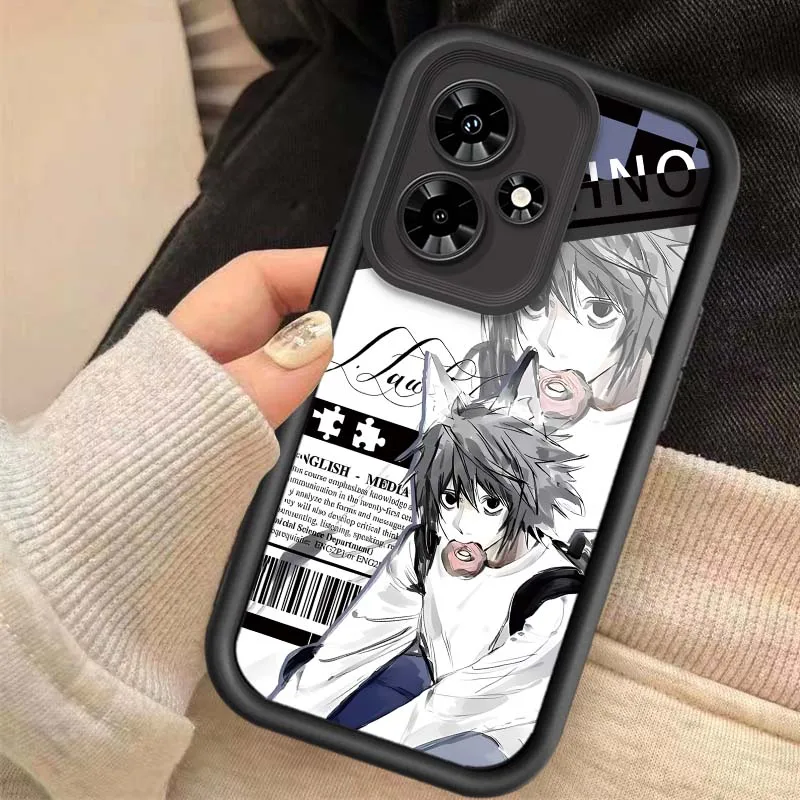 Death Note Anime Cover For Infinix GT Hot 70 60i 60 50i 50 40 40i 30 30i 20 20i 12i Pro Play NFC Eye Ladder Phone Case