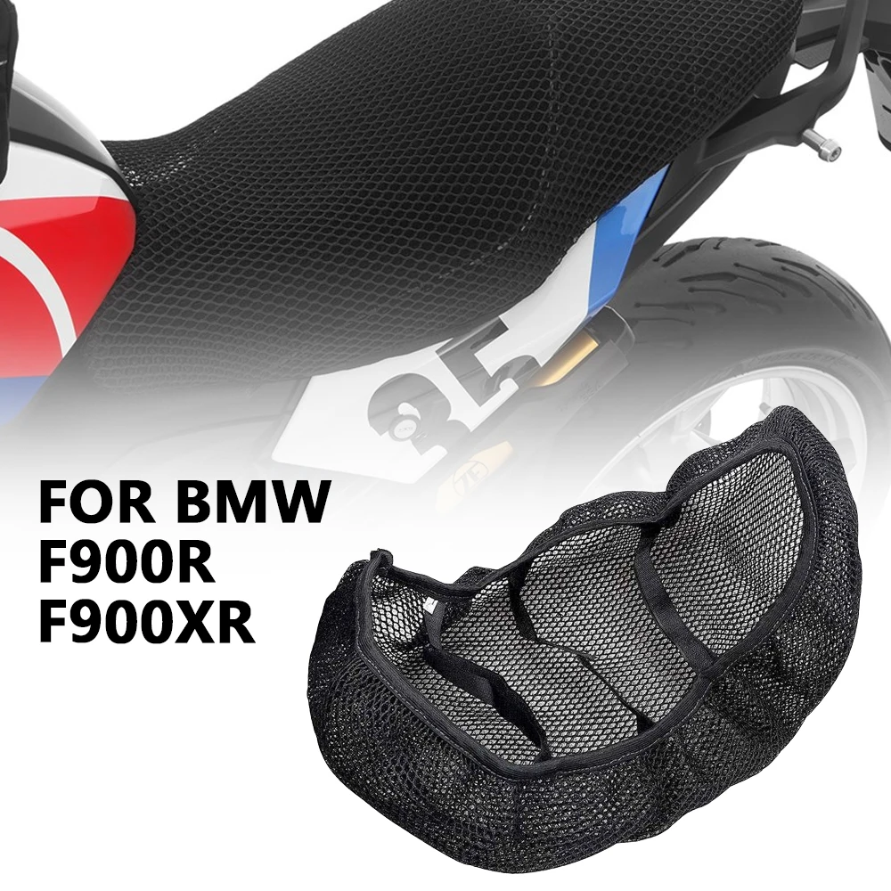 Motorrad rutsch feste 3d Mesh Stoff Sitz bezug atmungsaktive wasserdichte Kissen Zubehör für BMW f900r f900xr f 2020 r xr-
