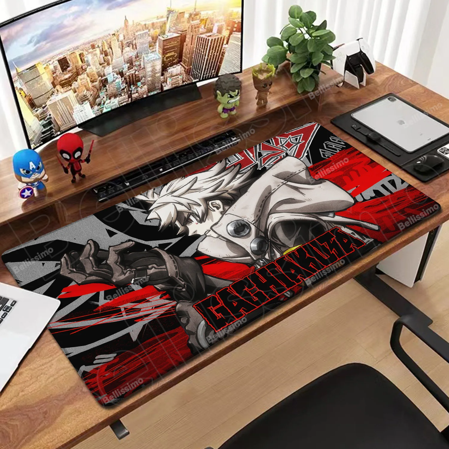 

Anime MousePads Non-slip Rubber Gachiakuta Extension Pad Laptop Office Cabinet Keyboard Computer RUbber Desk Pad Large Mouse Pad