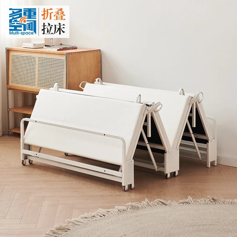 ZZYY Household Multi-Functional Invisible Folding Bed Drawer Broaching Machine Small Apartment Desk Cabinet