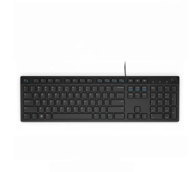 For Dell Chocolate Notebook Desktop Computer Compatible New USB Interface Universal Wired Keyboard LED KB216