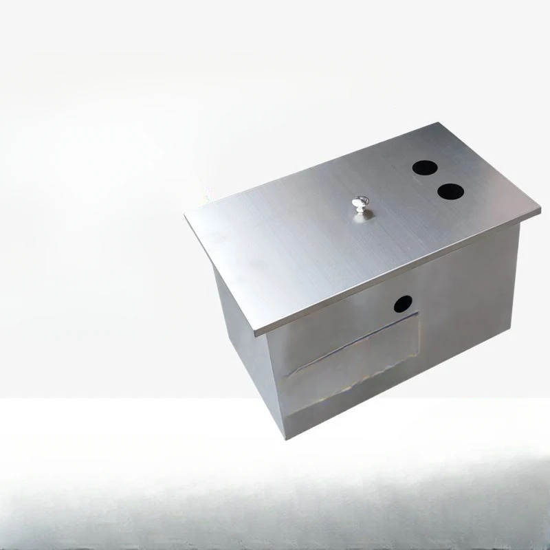 

Oil water separator, kitchen, catering, small commercial hot pot oil filtration, stainless steel oil separation tank, buried