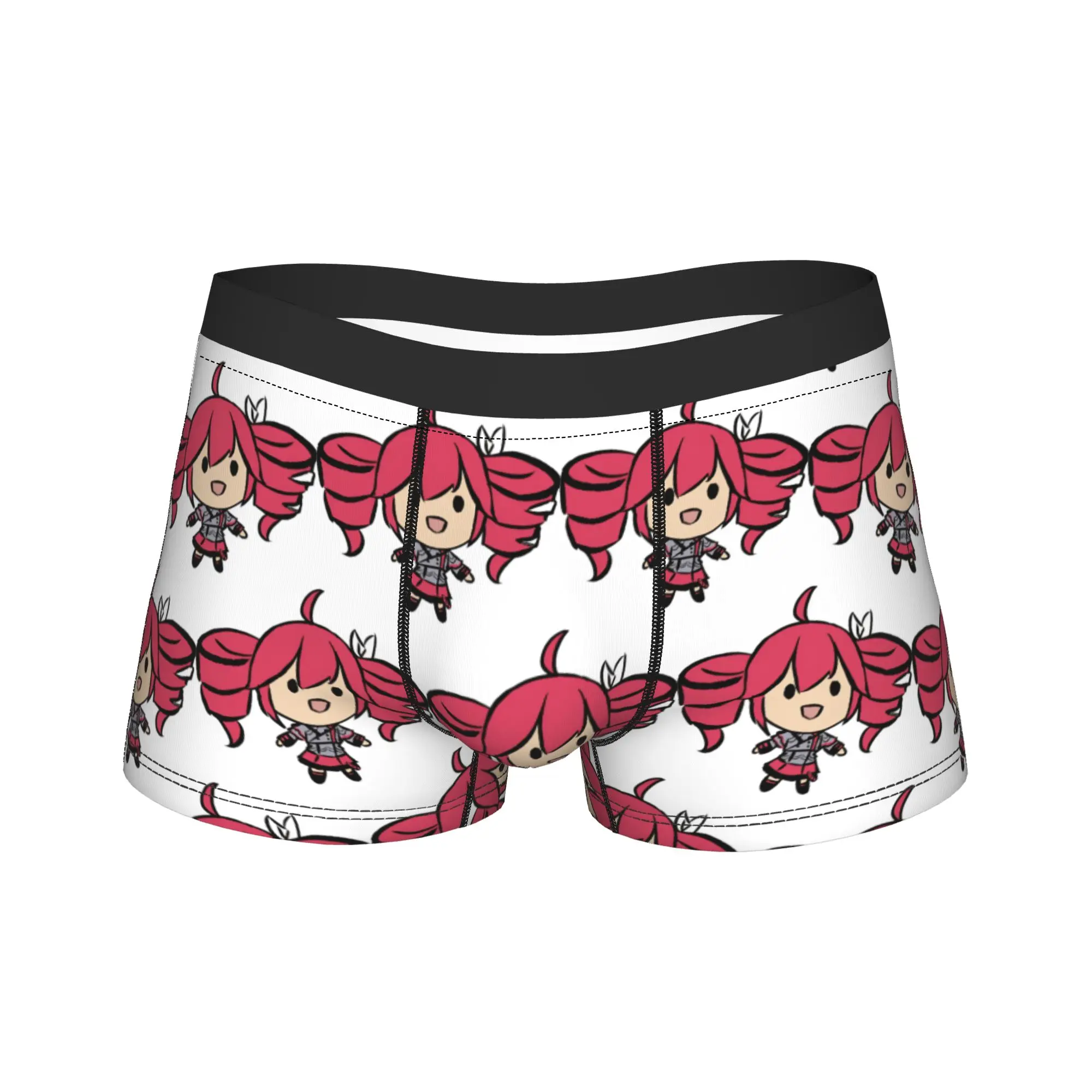 Kasane Teto Chibi Simple Sketch Underwear  Male Shorts Briefs Classic Trunk Hot Sale Custom Oversize Panties