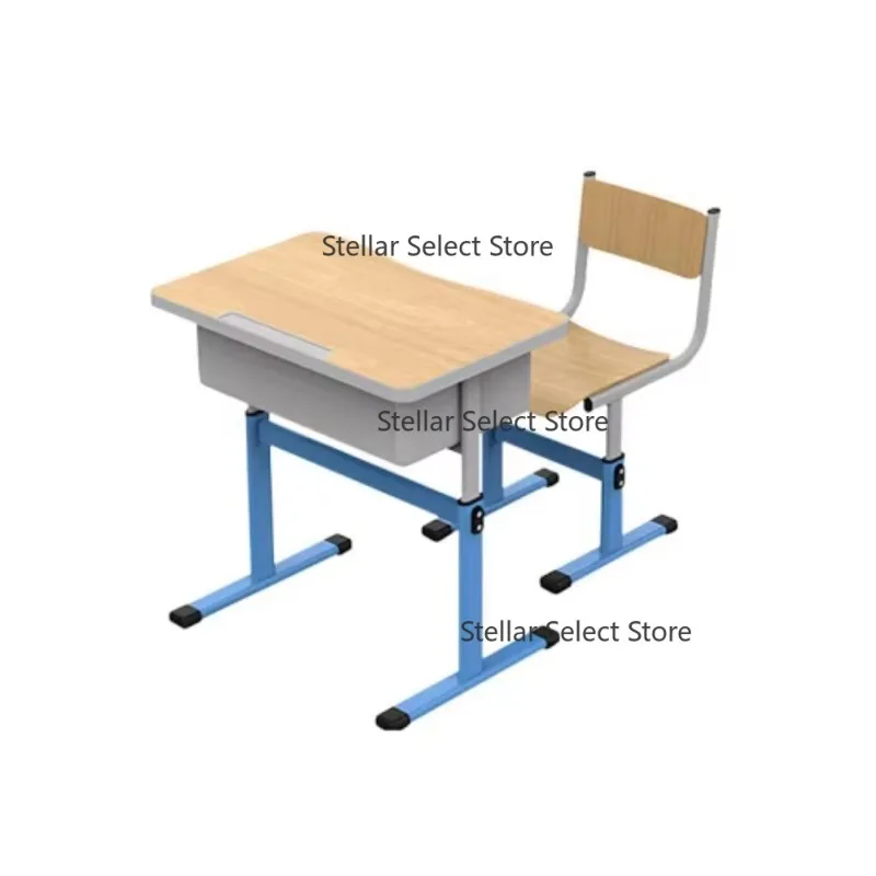 Ergonomic Adjustable Height Security Edge Heavy  Classroom School Furniture Student Desk