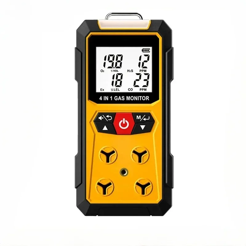 SNDWAY SW-7500A Gas Detector Meter 4 In 1 Oxygen O2 Carbon Monoxide CO H2S Ex Combustible Gas Analyzer Leak Detector analyzer