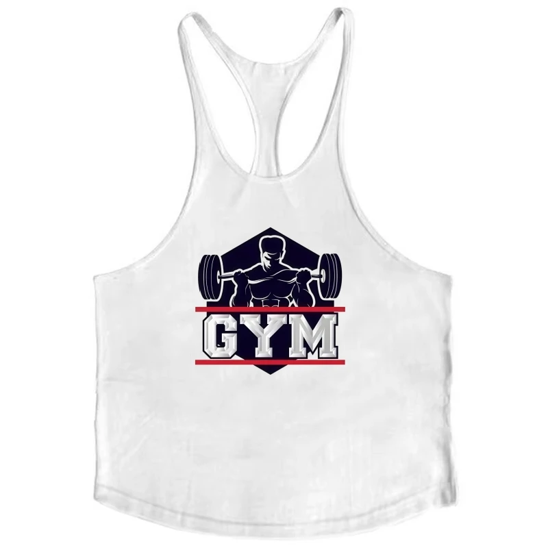 Fitness Stringer for Men, Gym Bodybuilding Tank, Sleeveless Vest Singlet, Quick-Dry Durable Summer Sportswear