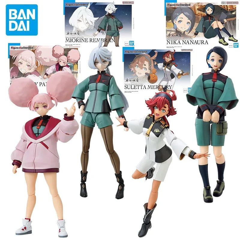 

BANDAI FRS Chuatury Panlunch/Miorine Rembran/Suletta Mercury/Nika Nanaura Фигурка G-WITCH Аниме Мобильный костюм Комплект модели для девочек