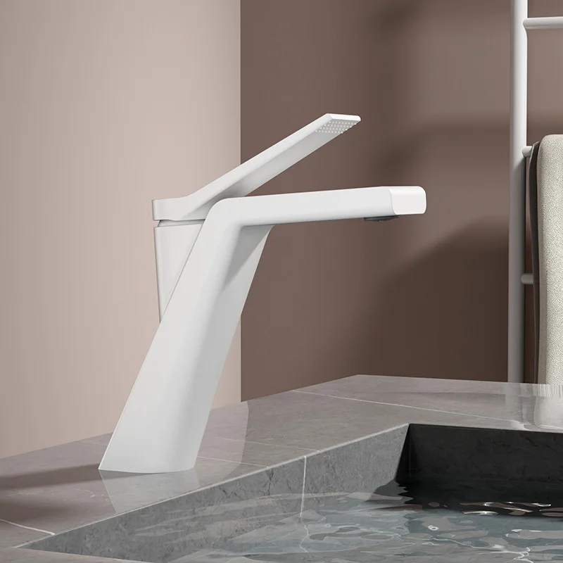 

Brush Gold Basin faucet Brass Bathroom Faucet Hot & Cold Black Lavotory faucet sink tap White Water Faucet Chrome Faucet