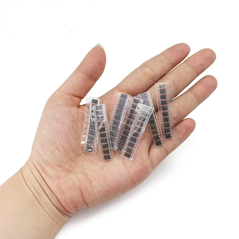 70PCS SMD Diodes 1N4001 M1 1N4004 M4 1N4007 M7 SS14 1N5819 SS34 SR340  US1M RS1M Schottky Diode 7 Values*10pcs Electronic Kit image 2