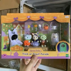 Hot Sylvanian Families Forest Family Anime Festivals Limited Halloween Christmas Set Family Cross Dressing Party Doll Gift Toy