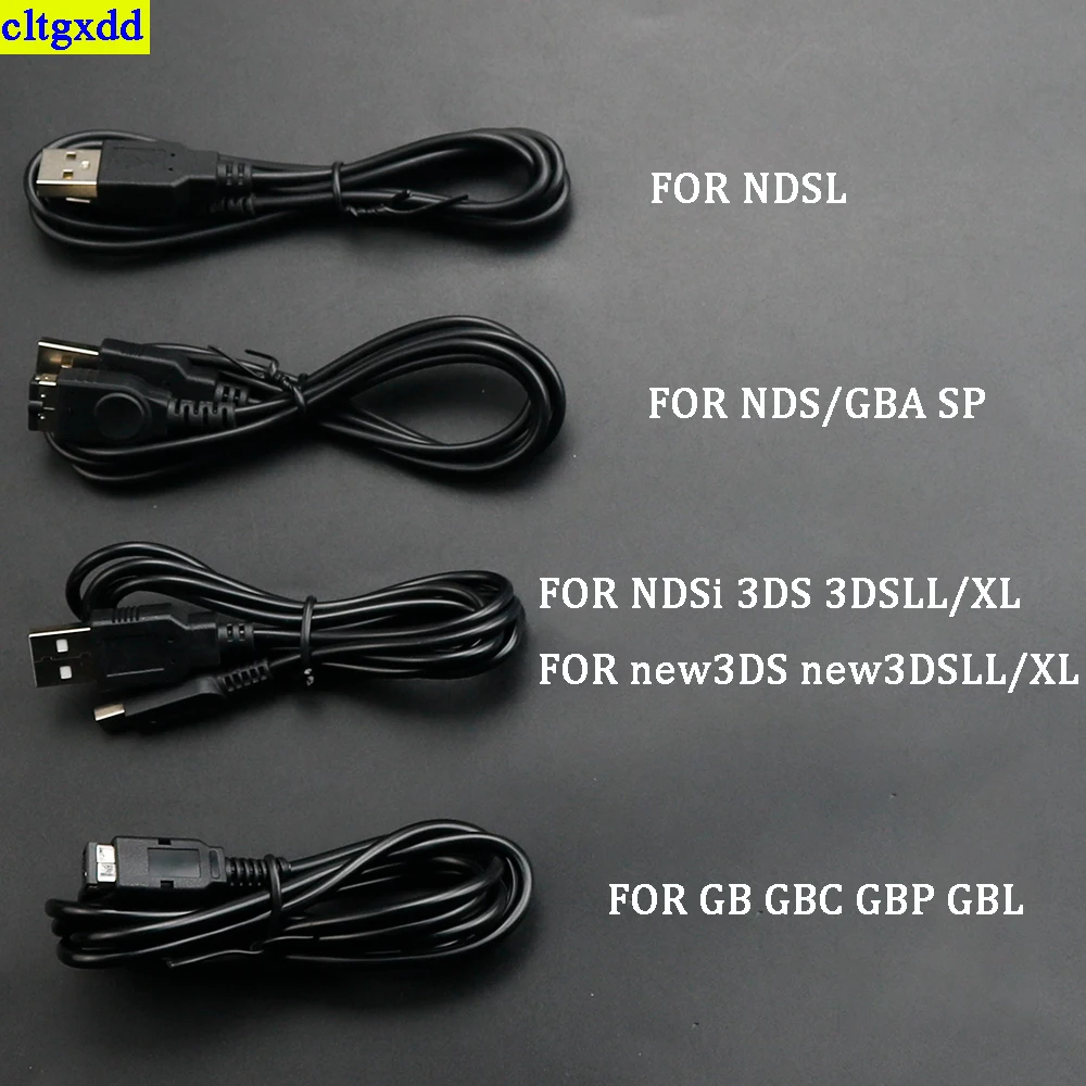 Cltgxdd 1piece is suitable FOR NDSL NDSi 3DS new 3DS XL LL NDS GBA SP controller USB data charger charging power cord adapter