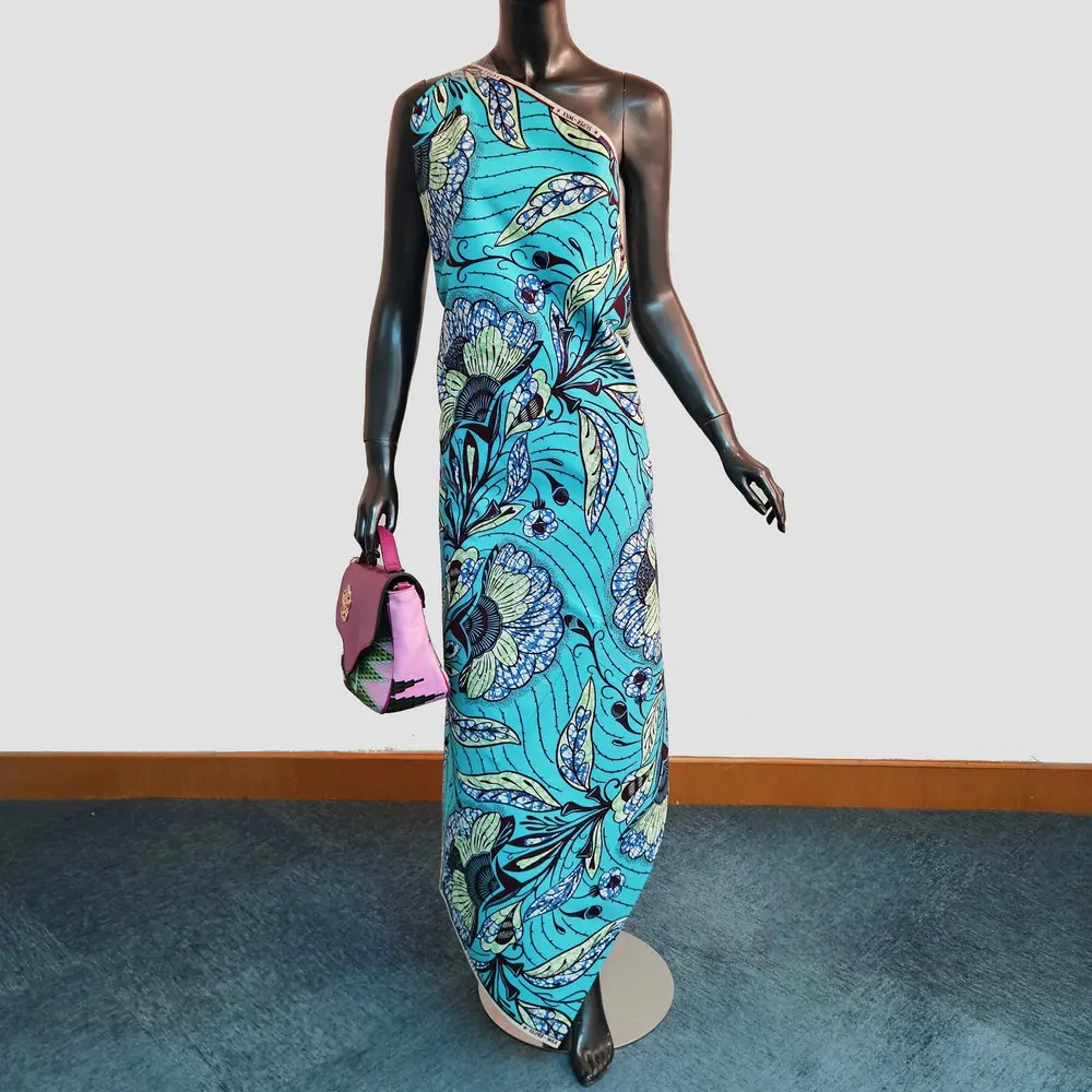 تصميم جديد 2025، نسيج شمع سوبر هولاند عالي الجودة، قماش الخاصرة الأفريقية، نسيج شمع قطن 100% للملابس #6