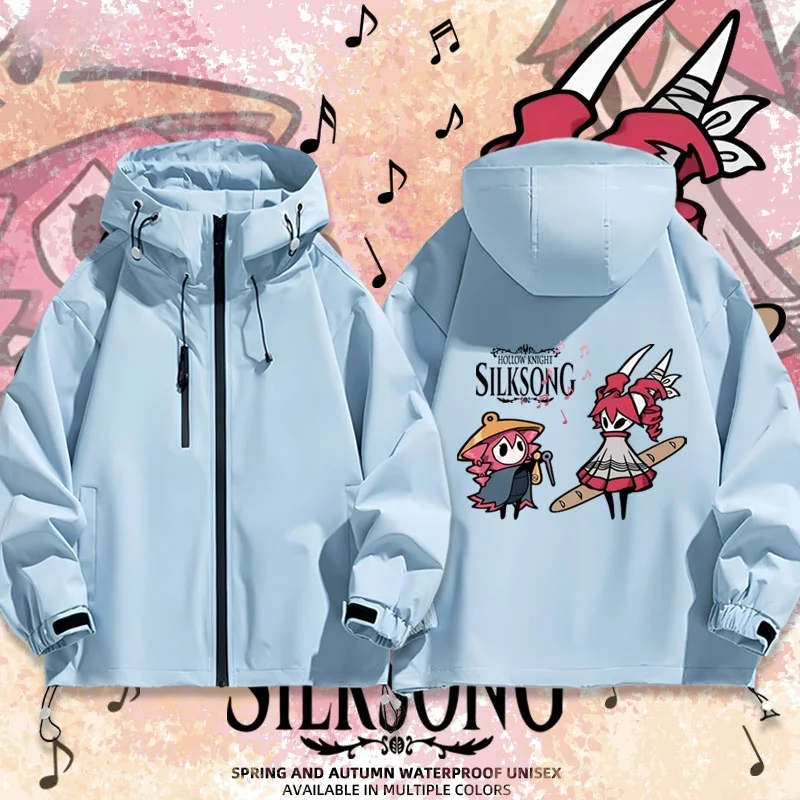 

Waterproof Outdoor Jaet Honey Bee Design Spring Autumn Winter Outerwear ex Polyester Fiber Hooded Zipper Closure Coat