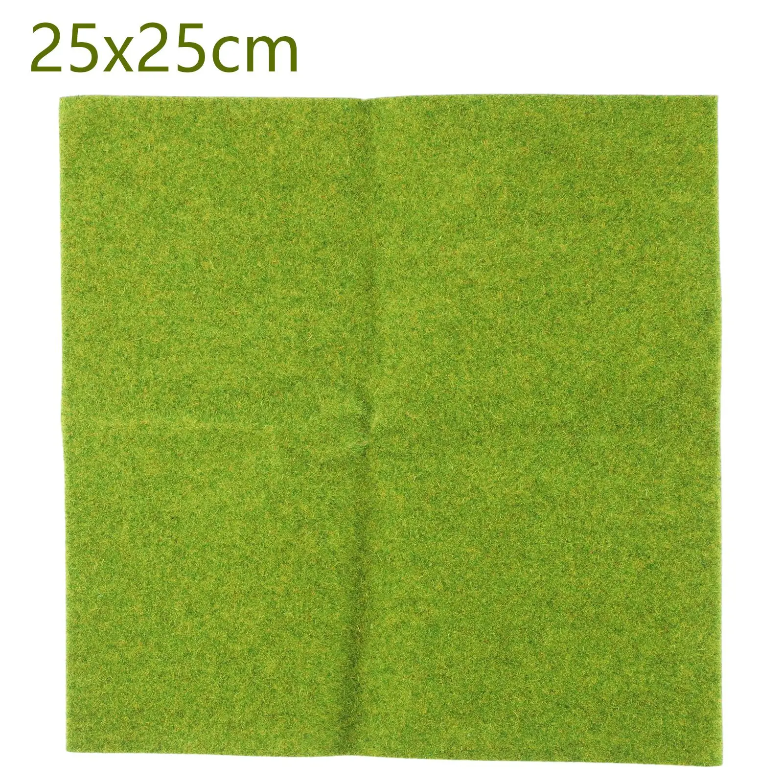 25*25cm Grass Mat Green Artificial Lawn Carpet Model Architectural Layout DIY Miniature Living Home Garden Decoration