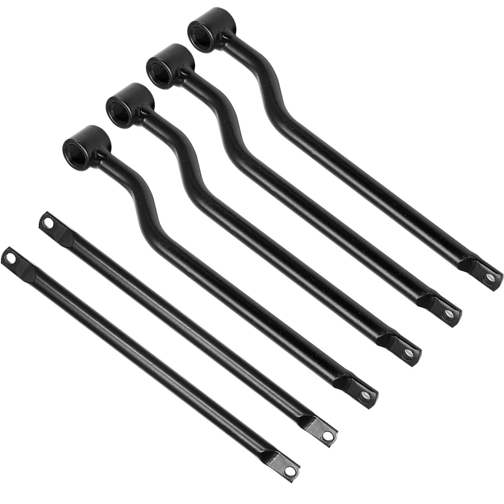 Motorrad Universal Schwarz Satteltasche Unterstützung Bars Halterungen Halterung Für Harley Honda VT750 VT400 Shadow Kawasaki Vulcan Yamaha