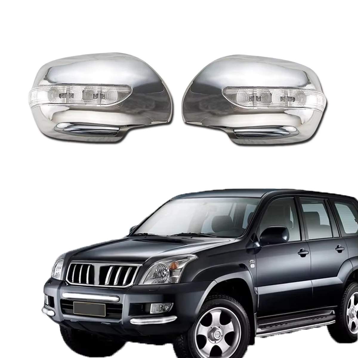 

Car Reverse Rearview Mirror Flowing Light for 4Runner 2003-2009 Side Mirror LED Dynamic Turn Signal Lamp