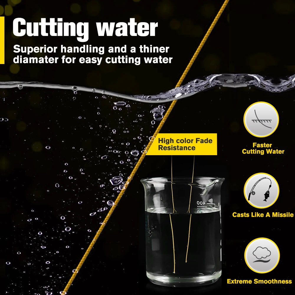 Xbraid-línea de pesca trenzada de 8 hebra, línea de multifilamento de alta calidad, suave y duradera, Multicolor, actualización X8, Japón hilo trenzado pesca suave,sedoso, redondo, resistente a la fricción, sin memoria - imagen 5