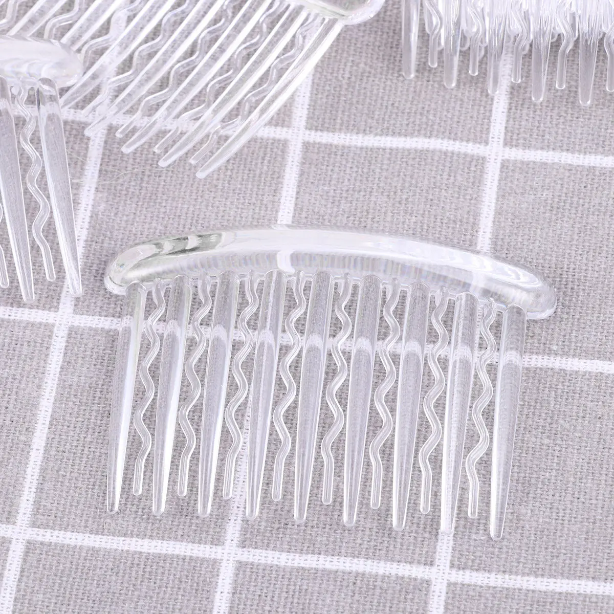 Plastic Side Hair Combs 12 Piece Vintage Style Small Hair Clips for Women Girls Elegant Styling Accessories