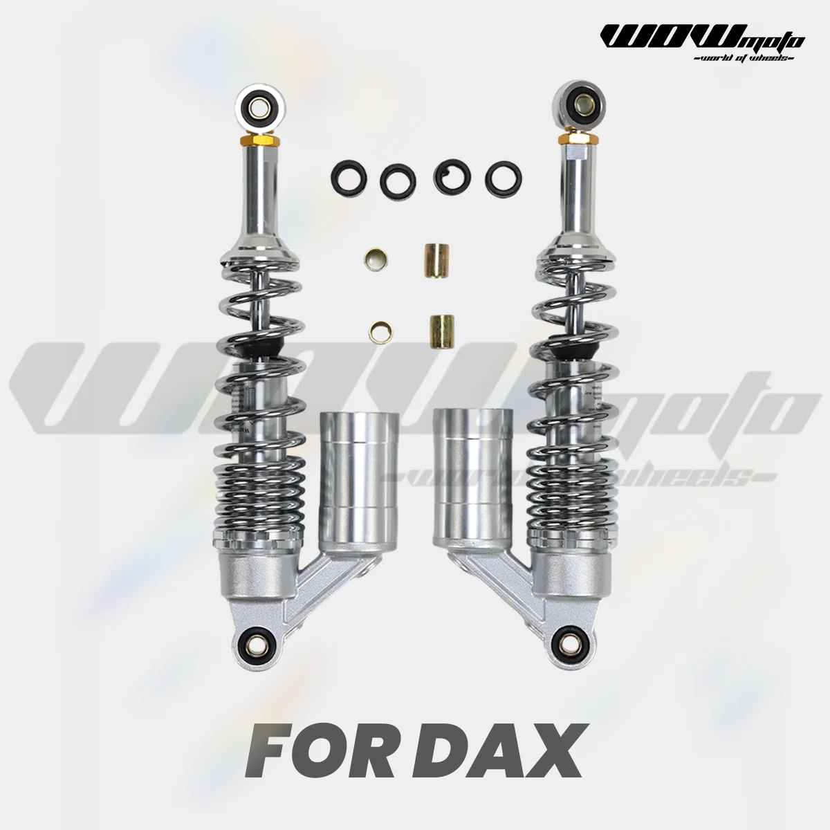 

Mini Moto 330mm Rear Shock Absorber For CT70 Z50 | silver Gas Shock Heavy Duty Hydraulic Suspension | Motor Suspension Part