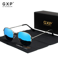 GXP Anti-glare Fashion Sunglasses Men Polygon Retro Sunscreen Glasses Leisure Glasses Outdoor Polarized UV400 Driving Eyewear