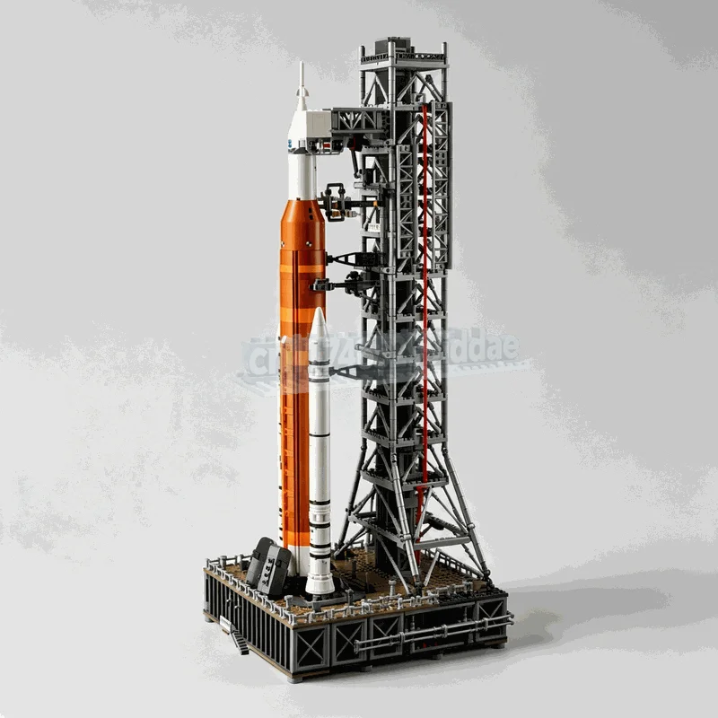 3601Pcs Space Launch Rocket Building Blocks Exploration Vehicle With Tower Model DIY Assembly Toy Creative Popular Display Gift