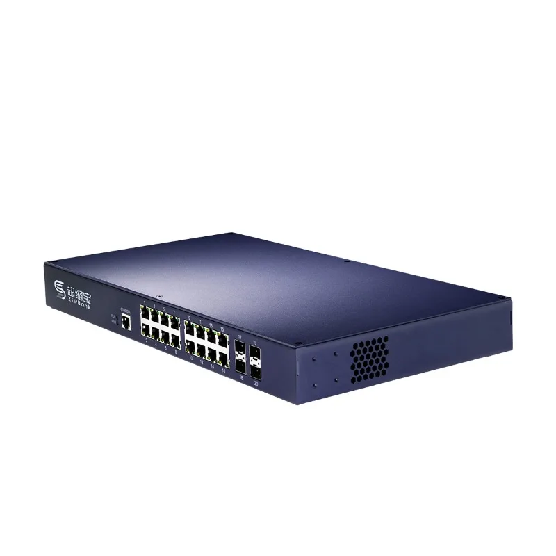 Server-level PoE switch IP camera access point enterprise-level solution