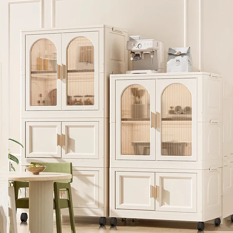

Apartment Small Storage Wardrobe Baby White Organizer Layered Wardrobe Plastic Foldable Szafy Do Sypialni Bedroom Furniture