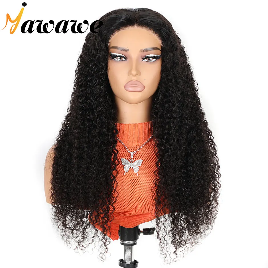 Wear and Go Glueless Wigs Upgraded No Glue Human Hair Pre Plucked  kinky curly Wig Human Hair Lace Front Wigs for Beginners