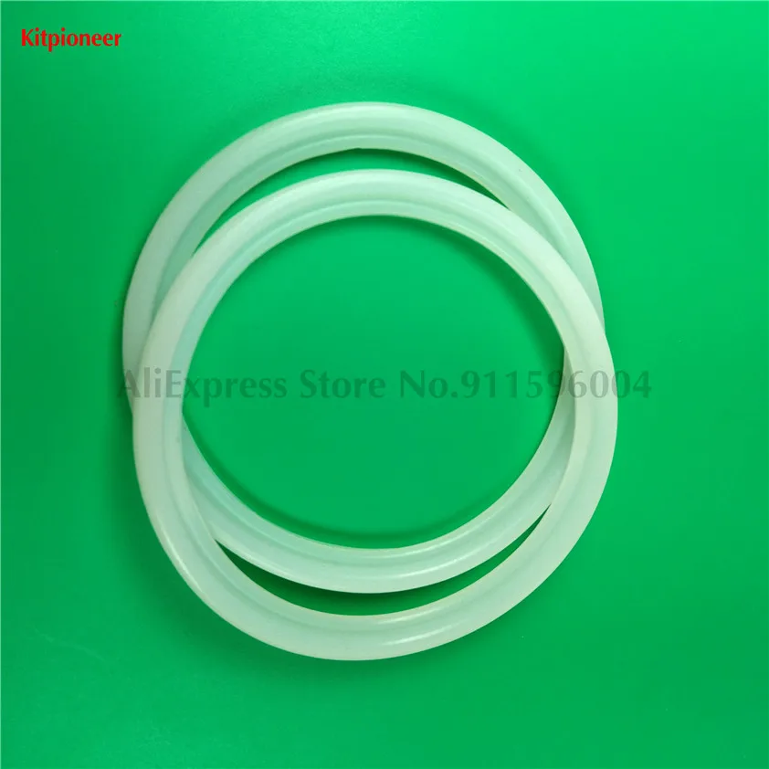 جديد الأبيض خواتم الختم من لينة الآيس كريم صانع قطع غيار لآلة الآيس كريم Accessoriy استبدال 2 قطعة