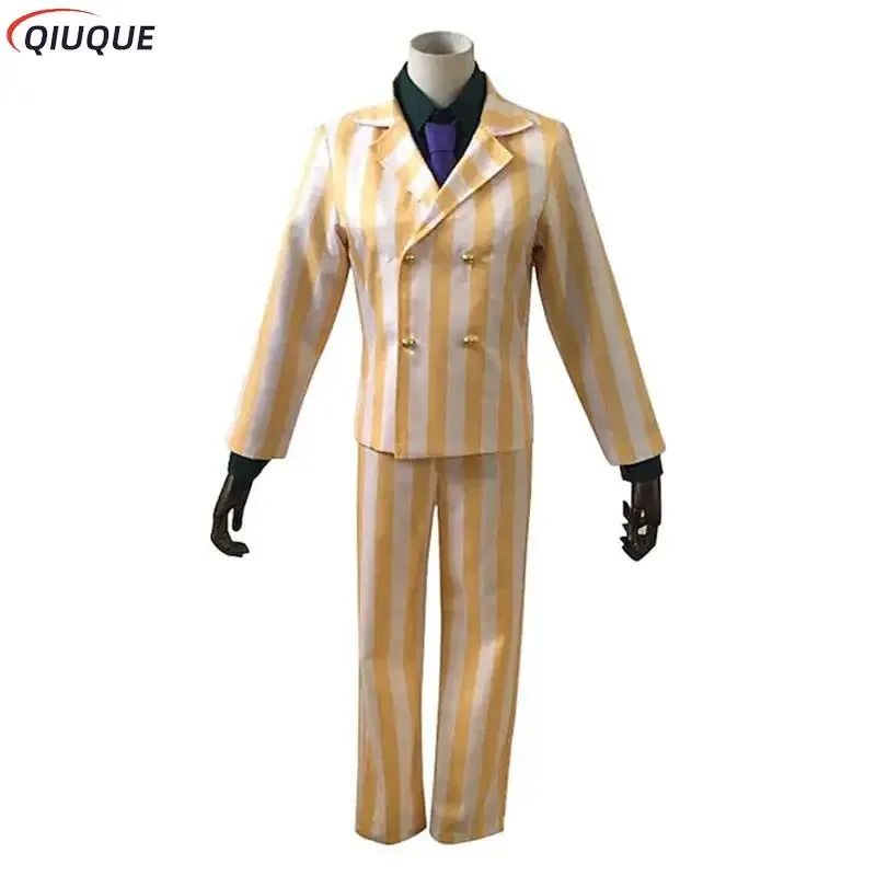 Anime Gorousei Kizaru Taisho Borsalino Cosplay Costume Admiral Uniform Suit Set Adult Unisex Halloween Outfit