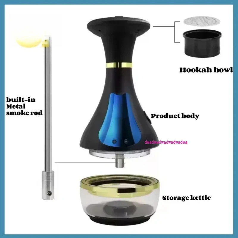 

Heating, charging, and carbon free hookah