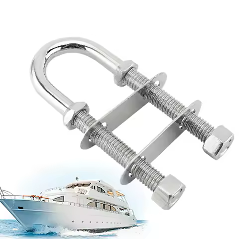 Stainless Steel U-Bolt Heavy Duty Stainless Hardware Yacht U-Bolt For Yacht Anchors Deck Equipment Dock Maintenance Machinery