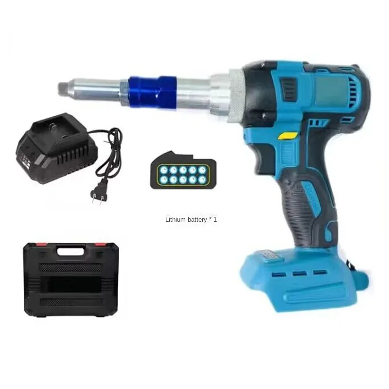 2.4-4.8mm Cordless Battery Electric Riveter Gun Household Power Tools Screwdriver