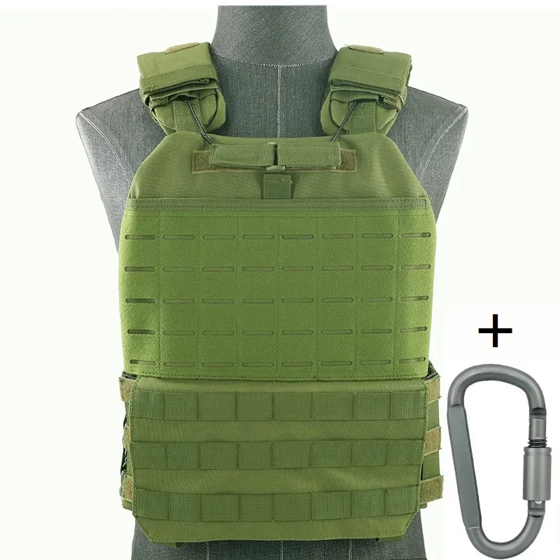 Treinamento Militar Colete Tático para Homens e Mulheres, Porta-Chapas, Armadura Corporal, Combate Exército, Peito Rig, Armadura de Assalto, Molle,