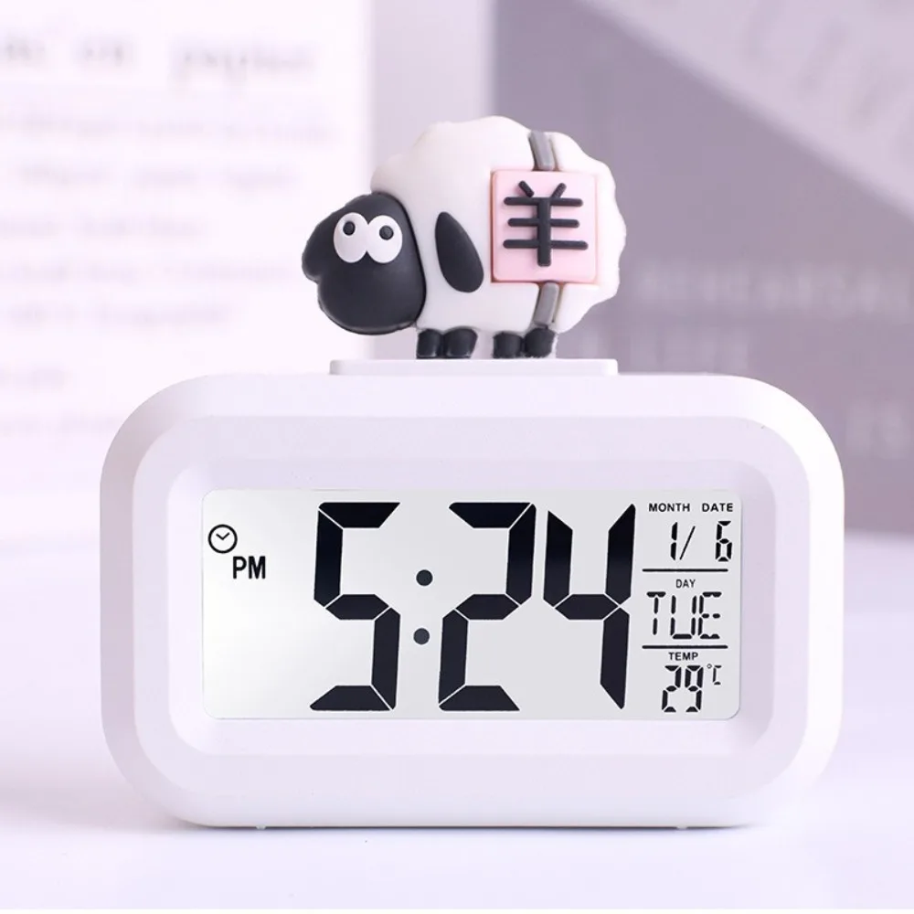 

Cartoon LED Stopwatch Time Management Calendar For Studying Reminder Desktop Alarm Clock Countdown Timer Digital Table Clocks