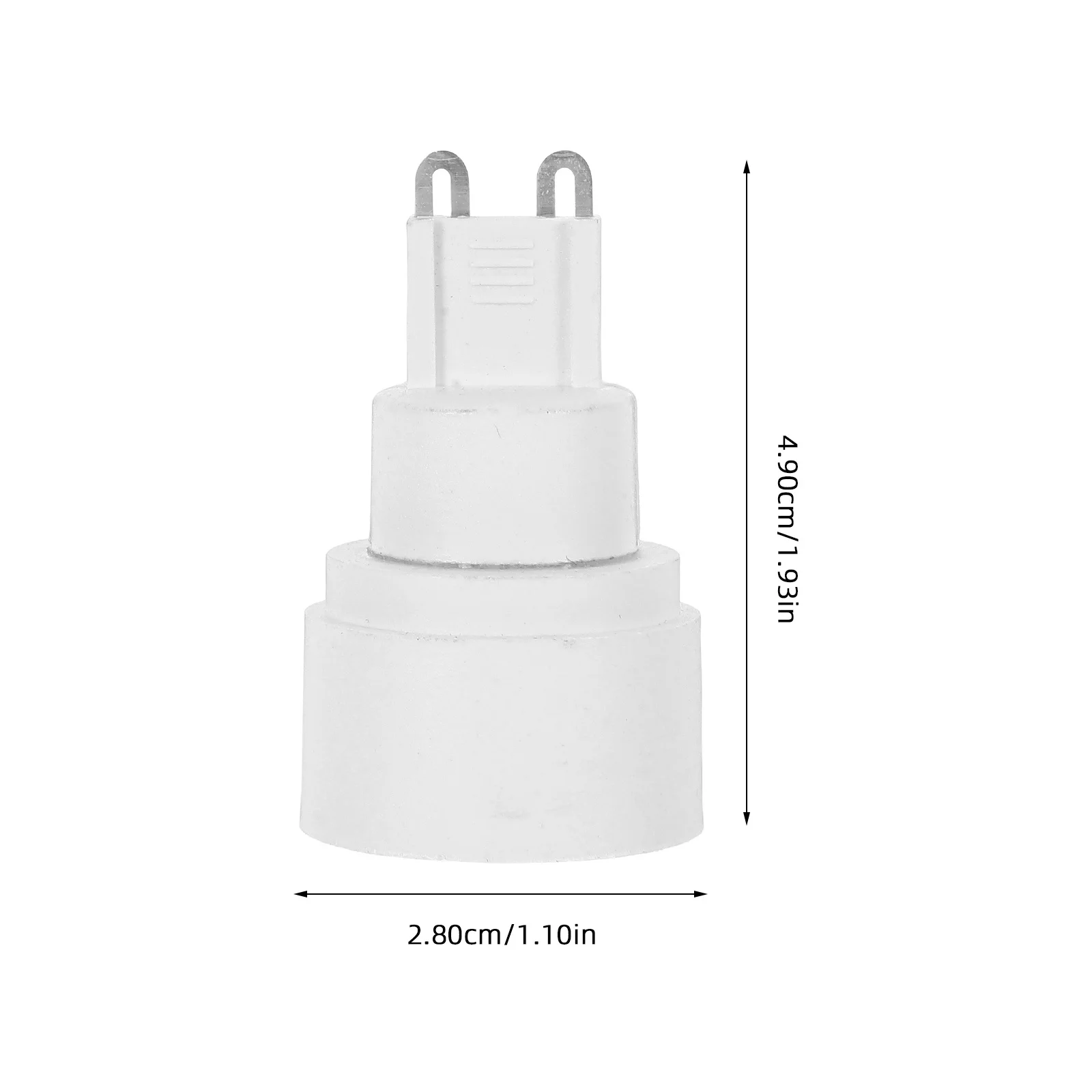 السيراميك G9 إلى E14 ضوء لمبة محول محول مصباح المقبس حامل قاعدة مصابيح مقاومة للحرارة للمنزل مكتب الإضاءة المقبس