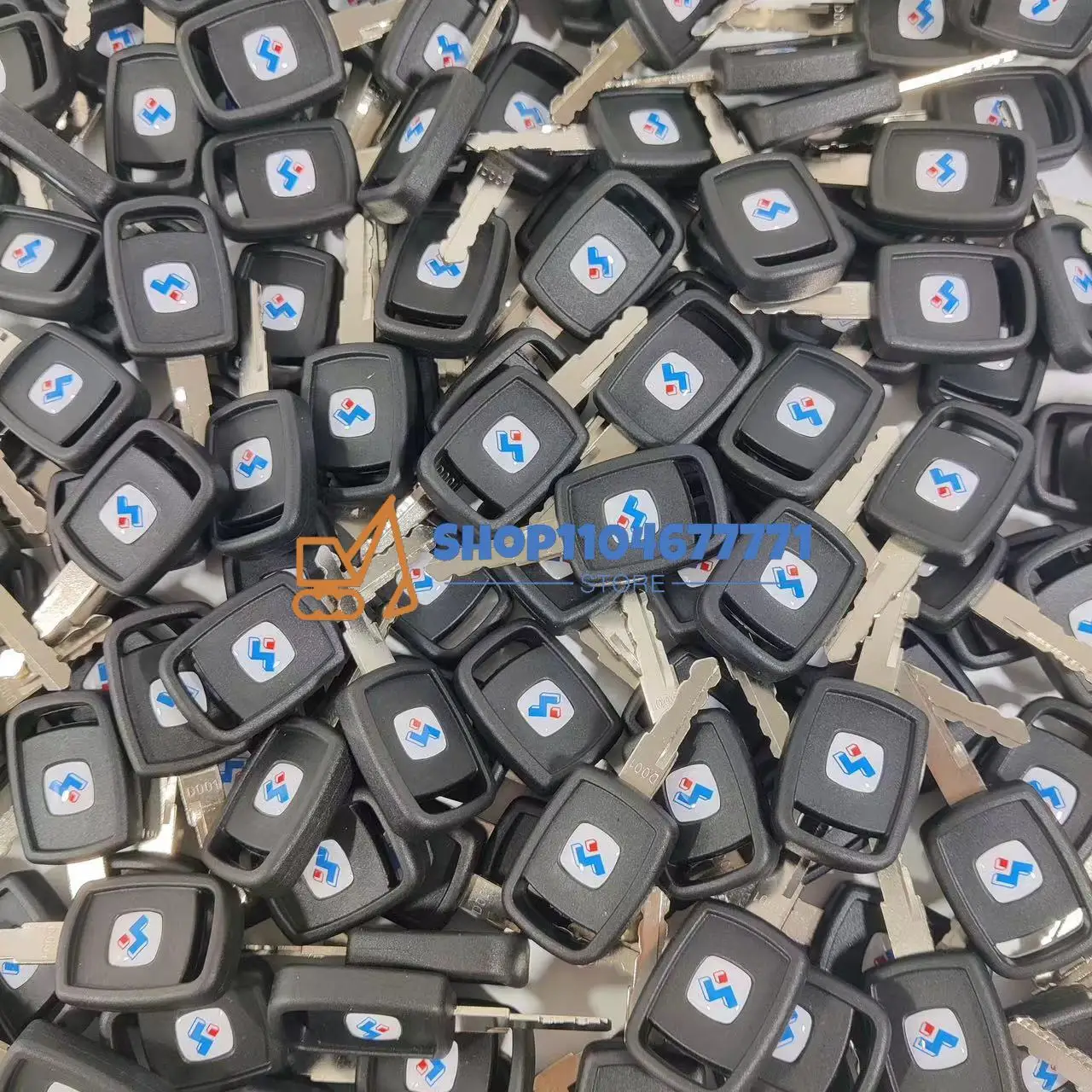 1PC/5PCS/10PCS Lgnition D001 Key Excavator Accessories For SUNWARD SWE50/60/70/80/90/150/230 New Starting Ignition